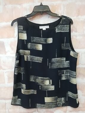 Josephine Chaos Top, Sleeveless With Rectangle Shapes